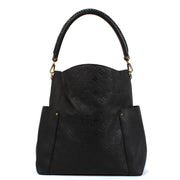 shop 100% authentic second hand Louis Vuitton Black Monogram Empreinte Bagatelle Bag on Labellov.com