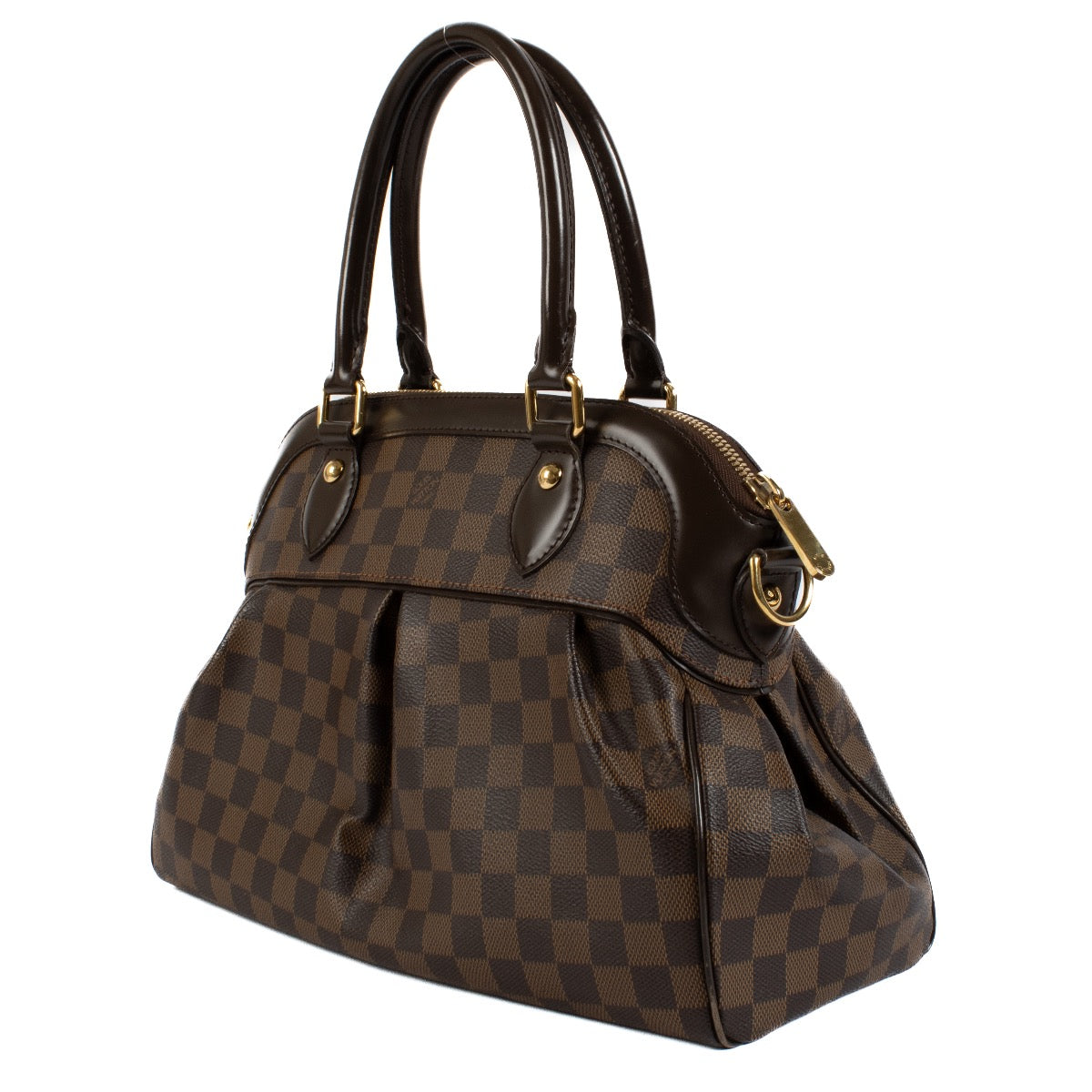 Shop 100% Louis Vuitton Damier Ebene Trevi Top Handle Bag at Labellov.com.