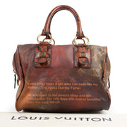 koop veilig online Louis Vuitton Richard Prince Monogram Mancrazy Jokes Bag