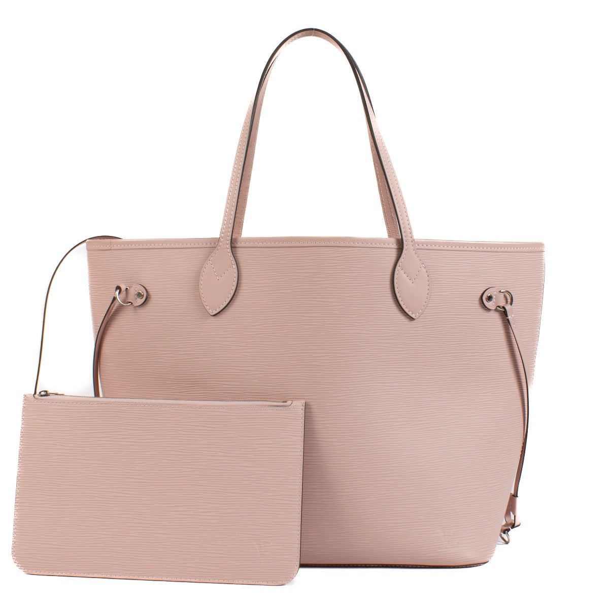 Shop safe online at Labellov in Antwerp, Brussels and Knokke this 100% authentic second hand Louis Vuitton Pink Epi Leather Neverfull MM Shoulder Bag
