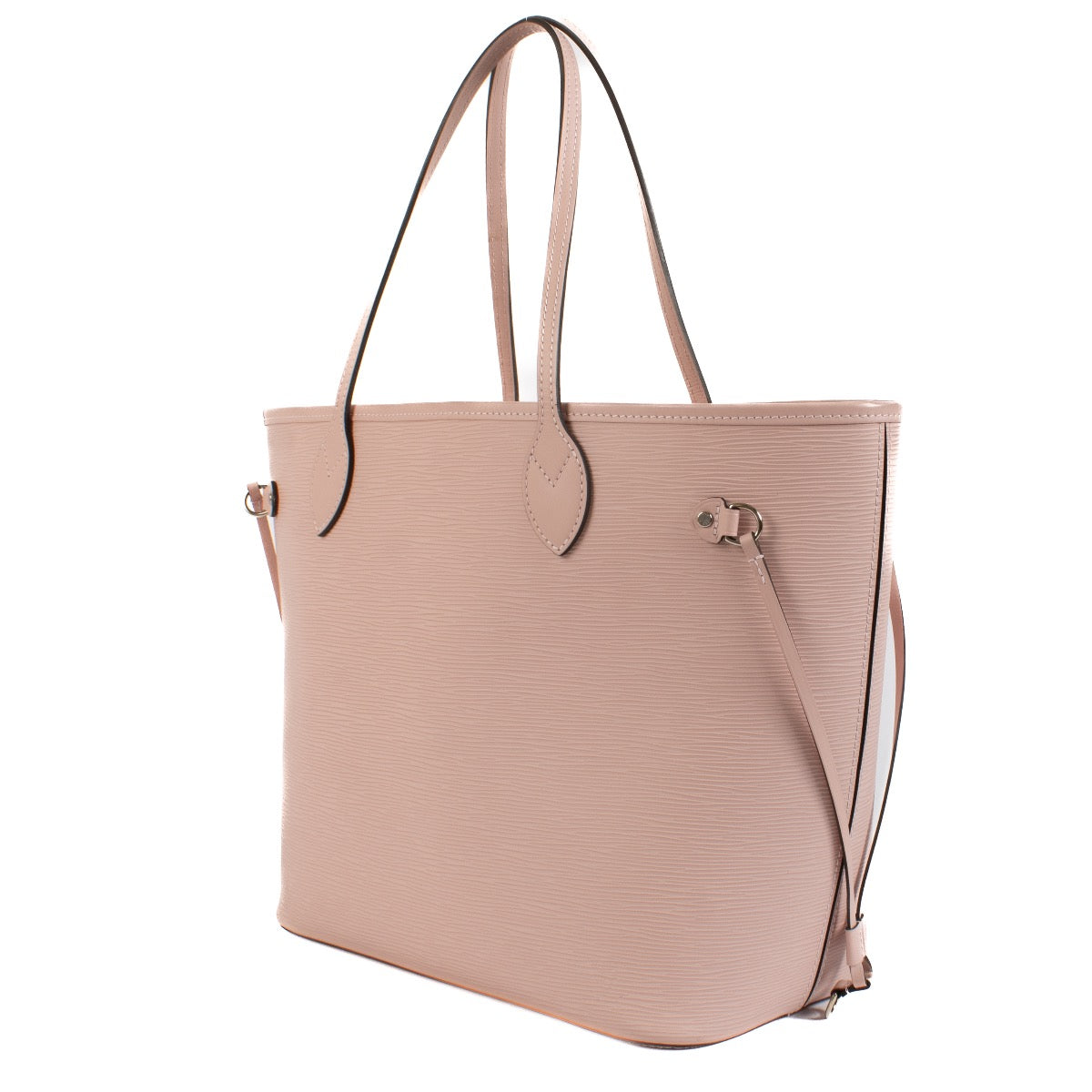 Shop safe online at Labellov in Antwerp, Brussels and Knokke this 100% authentic second hand Louis Vuitton Pink Epi Leather Neverfull MM Shoulder Bag