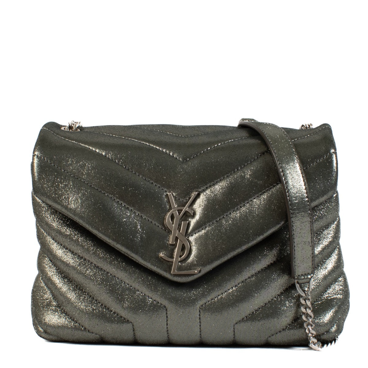 Shop 100% authentic Yves Saint Laurent Glitter Toy LouLou Bag at Labellov.com.