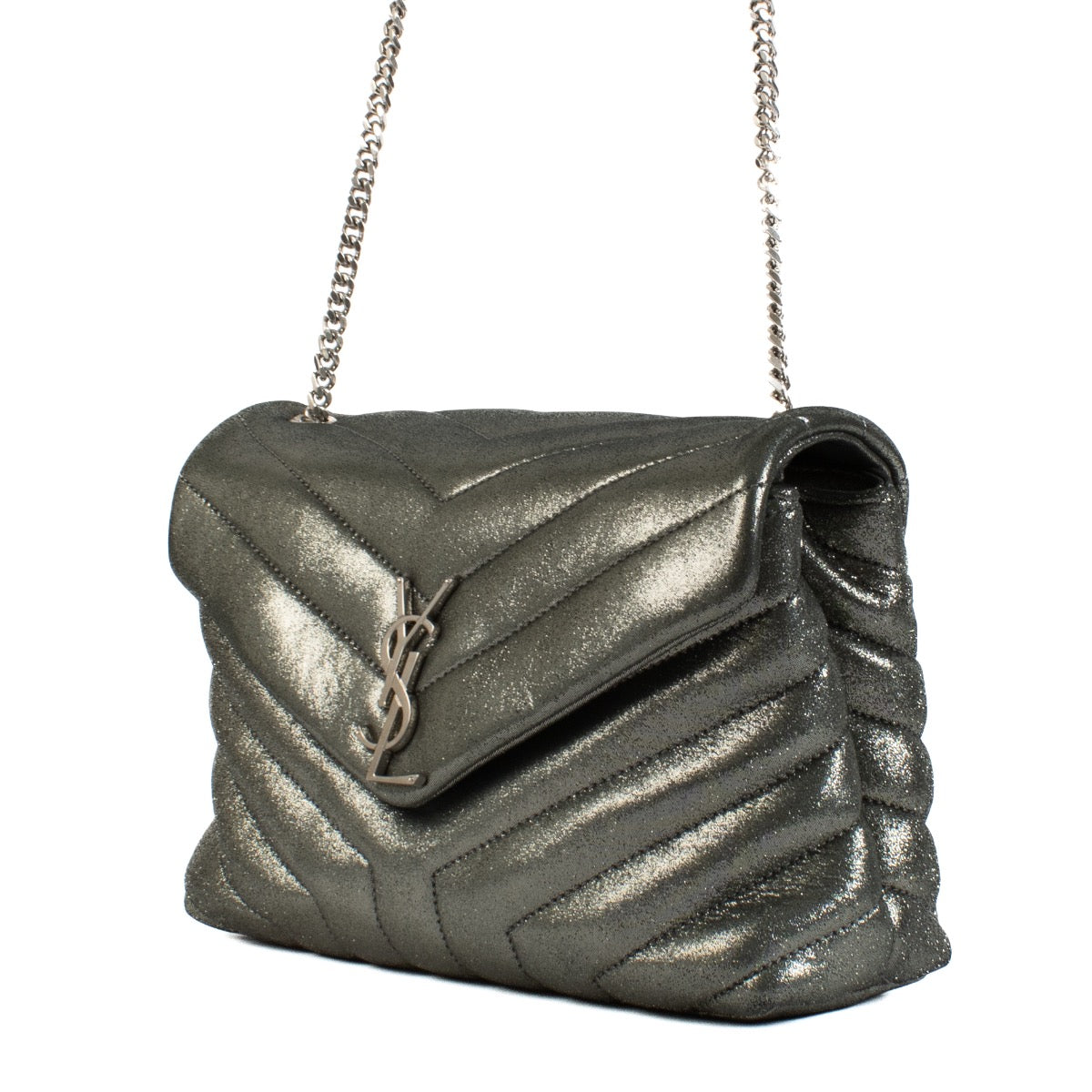 Shop 100% authentic Yves Saint Laurent Glitter Toy LouLou Bag at Labellov.com.