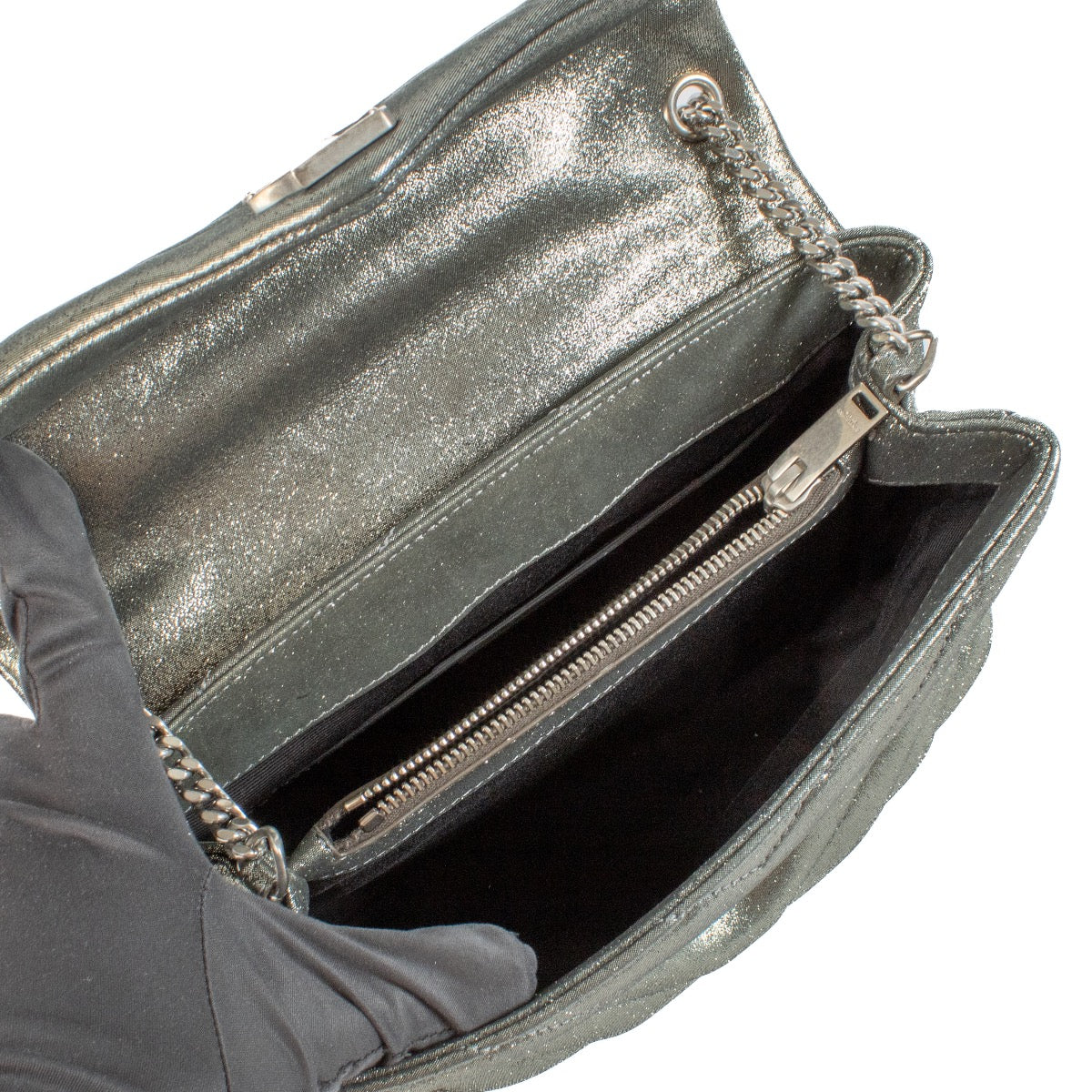 Shop 100% authentic Yves Saint Laurent Glitter Toy LouLou Bag at Labellov.com.
