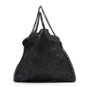 Authentieke Tweedehands Stella McCartney Black Falabella Tote Bag juiste prijs veilig online shoppen luxe merken webshop winkelen Antwerpen België mode fashion