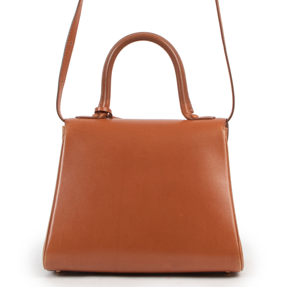 Delvaux Brillant PM Boxcalf Fauve GHW