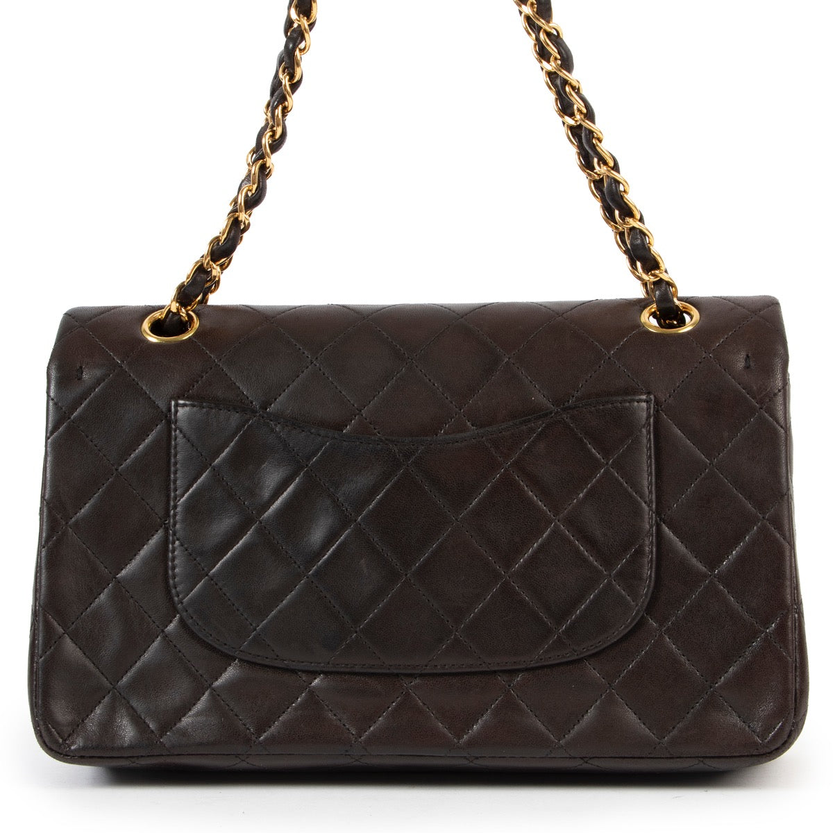 Chanel Vintage Brown Medium Classic Flap Bag