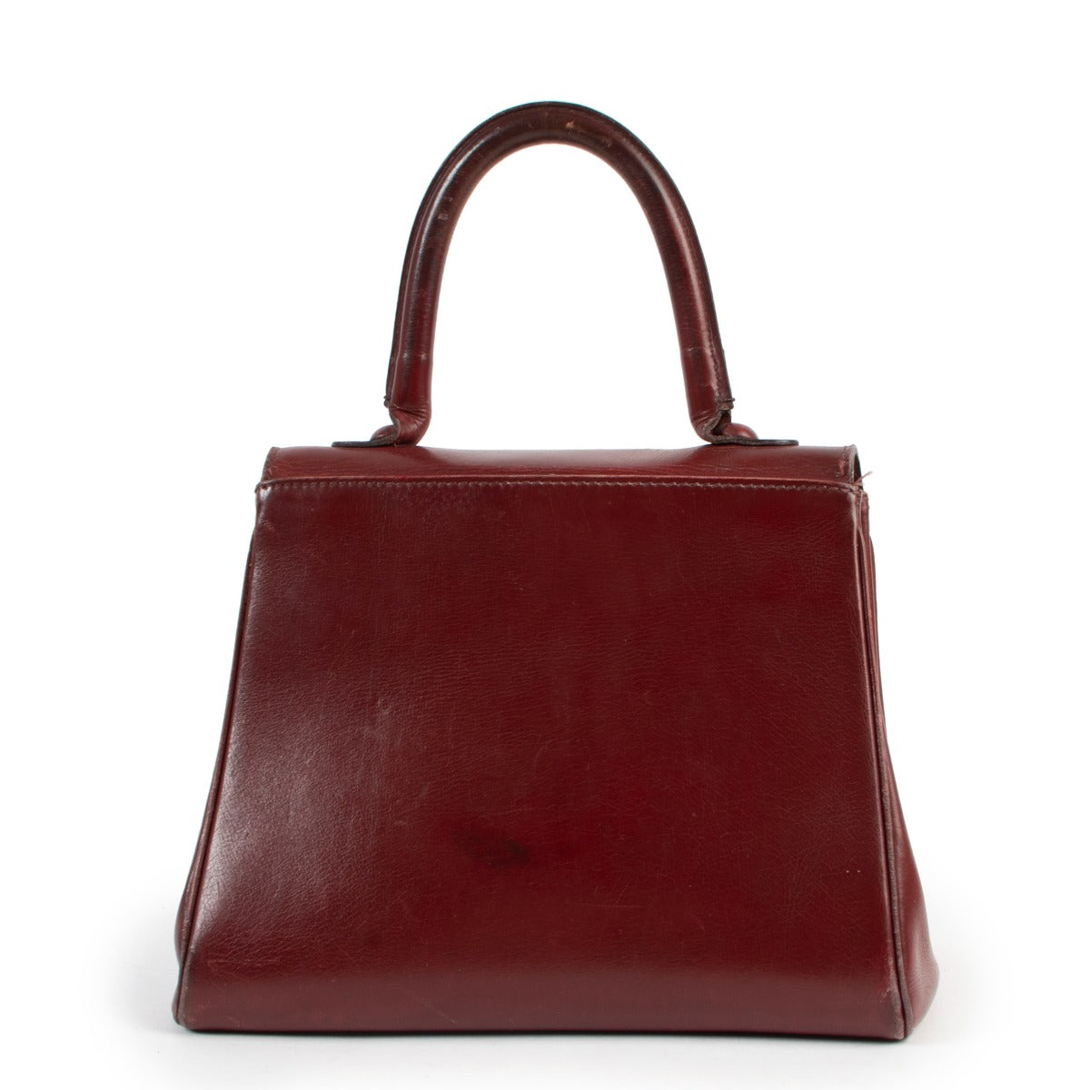 shop online at Labellov for 100% authentic vintage Delvaux Burgundy Brillant