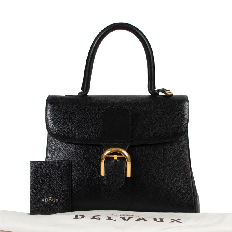 Delvaux Black Brillant MM