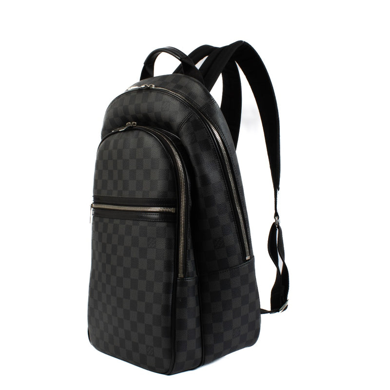 Shop authentic second hand Louis Vuitton Damier Graphite Michael Backpack on www.labellov.com