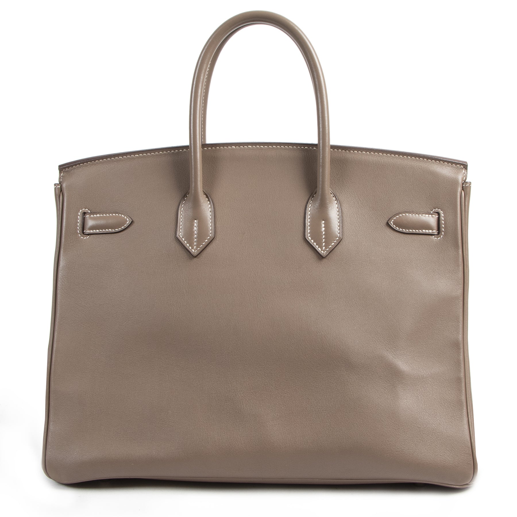 Hermès Birkin 35 Etoupe Swift PHW available online with worldwide shipping at Labellov
