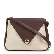 Hermès Christine Toile and Leather Shoulder Bag kopen en verkopen aan de beste prijs