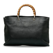 Shop safe online at Labellov in Antwerp, Brussels and Knokke this 100% authentic second hand Gucci Black Large Bamboo Top Handle Bag