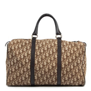 Authentic secondhand Christian Dior Brown Monogram Canvas Boston Bag designer bags fashion luxury vintage webshop safe secure online shopping
