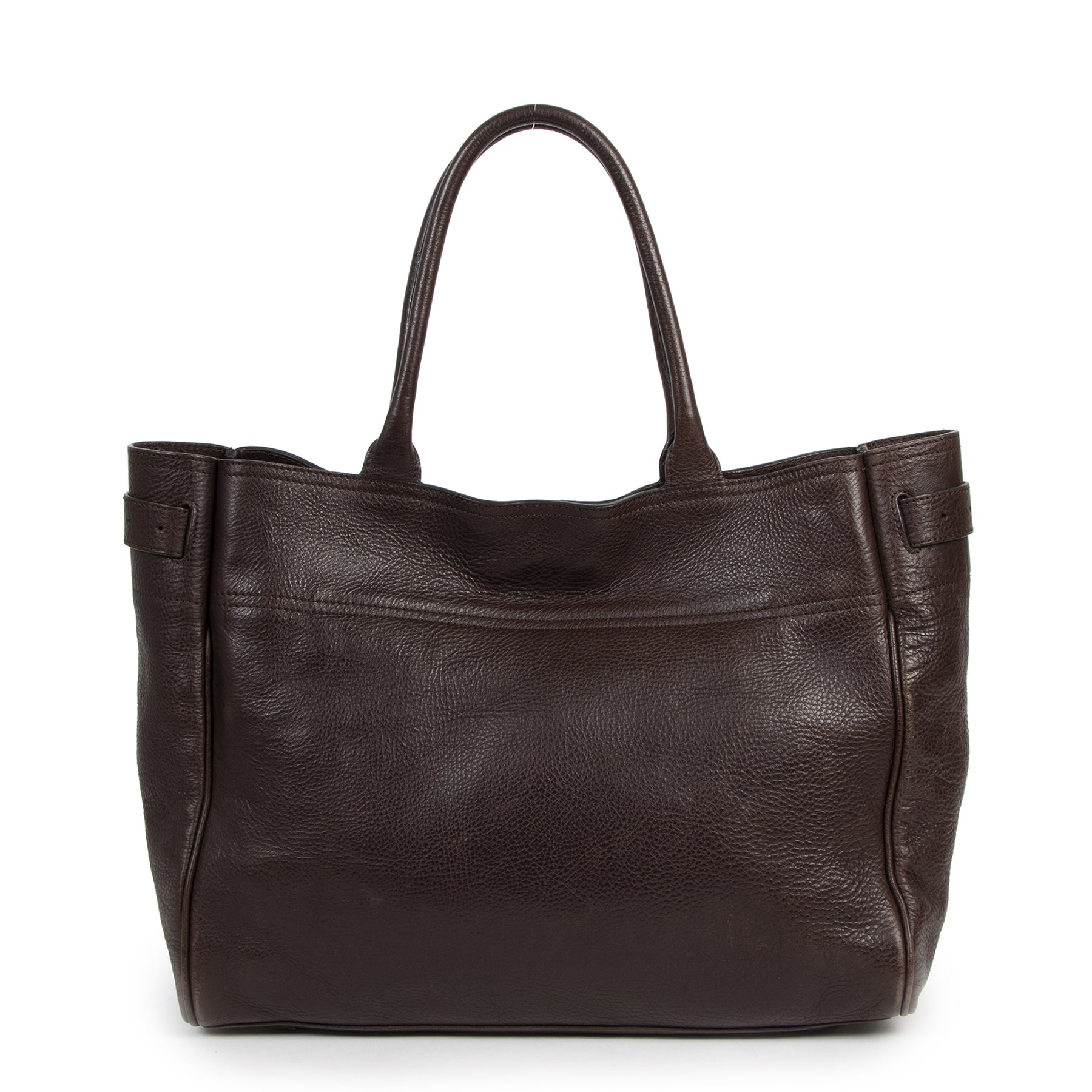 Authentic secondhand Mulberry Dark Brown Bayswater Tote Bag designer bags luxury vintage webshop fashion online shopping