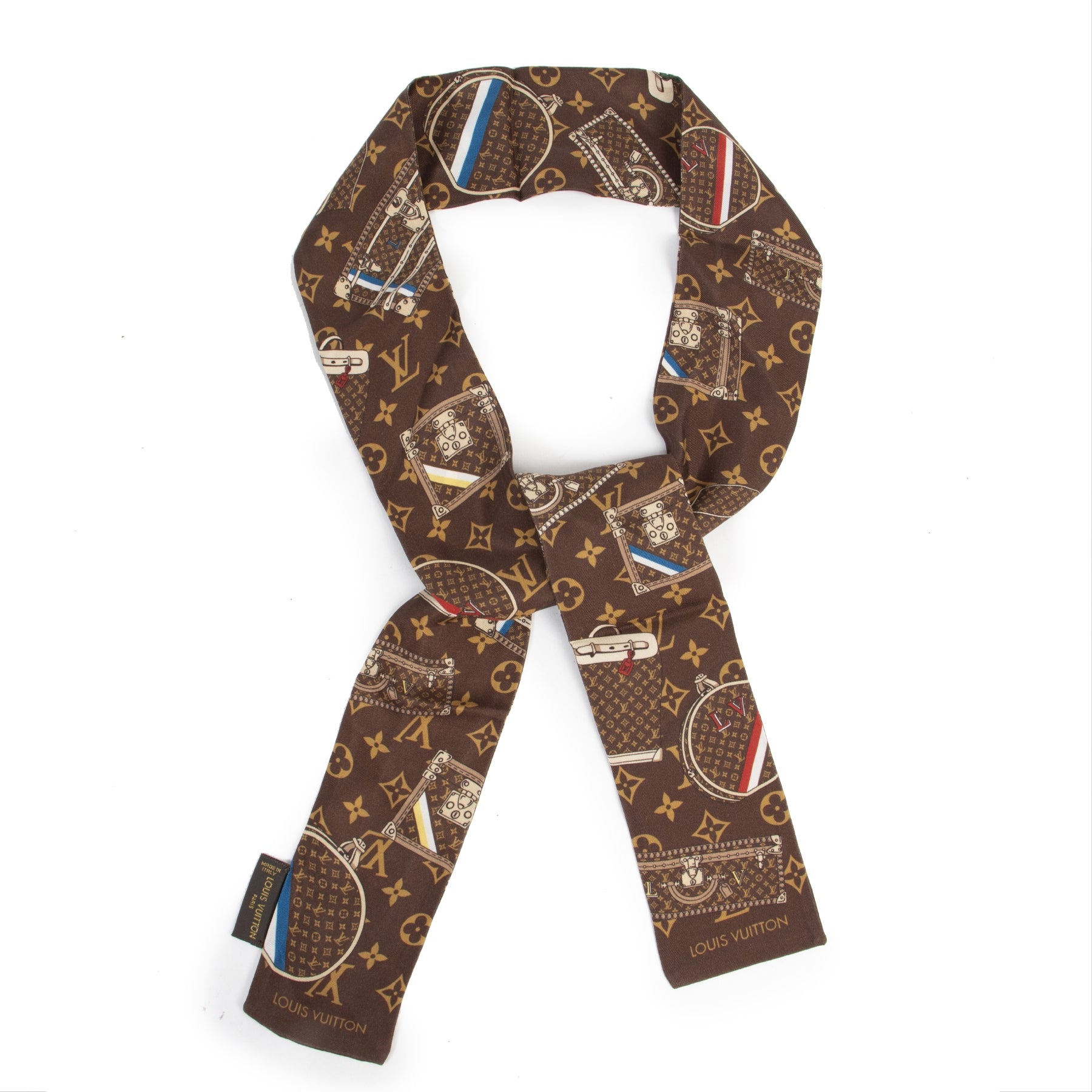 Louis Vuitton Silk Trunks Monogram Bandeau