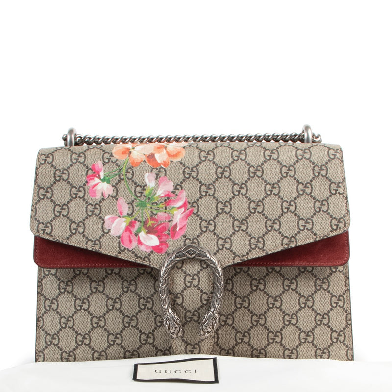Veilig online kopen van authentieke Gucci monogram Dionysus handtas bij Labellov.com