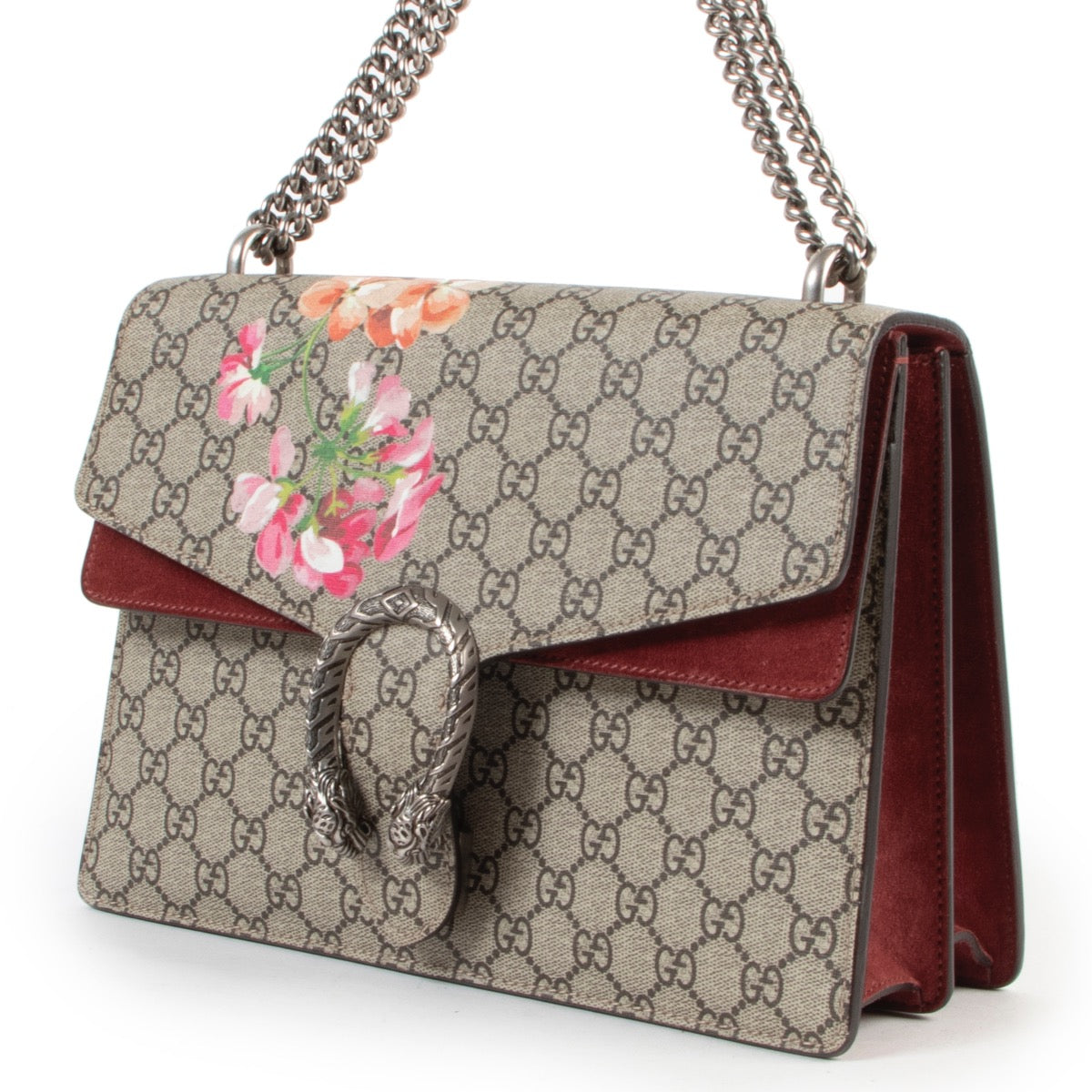 Achetez en ligne second main ce sac Gucci monogram Dionysus chez Labellov.com.
