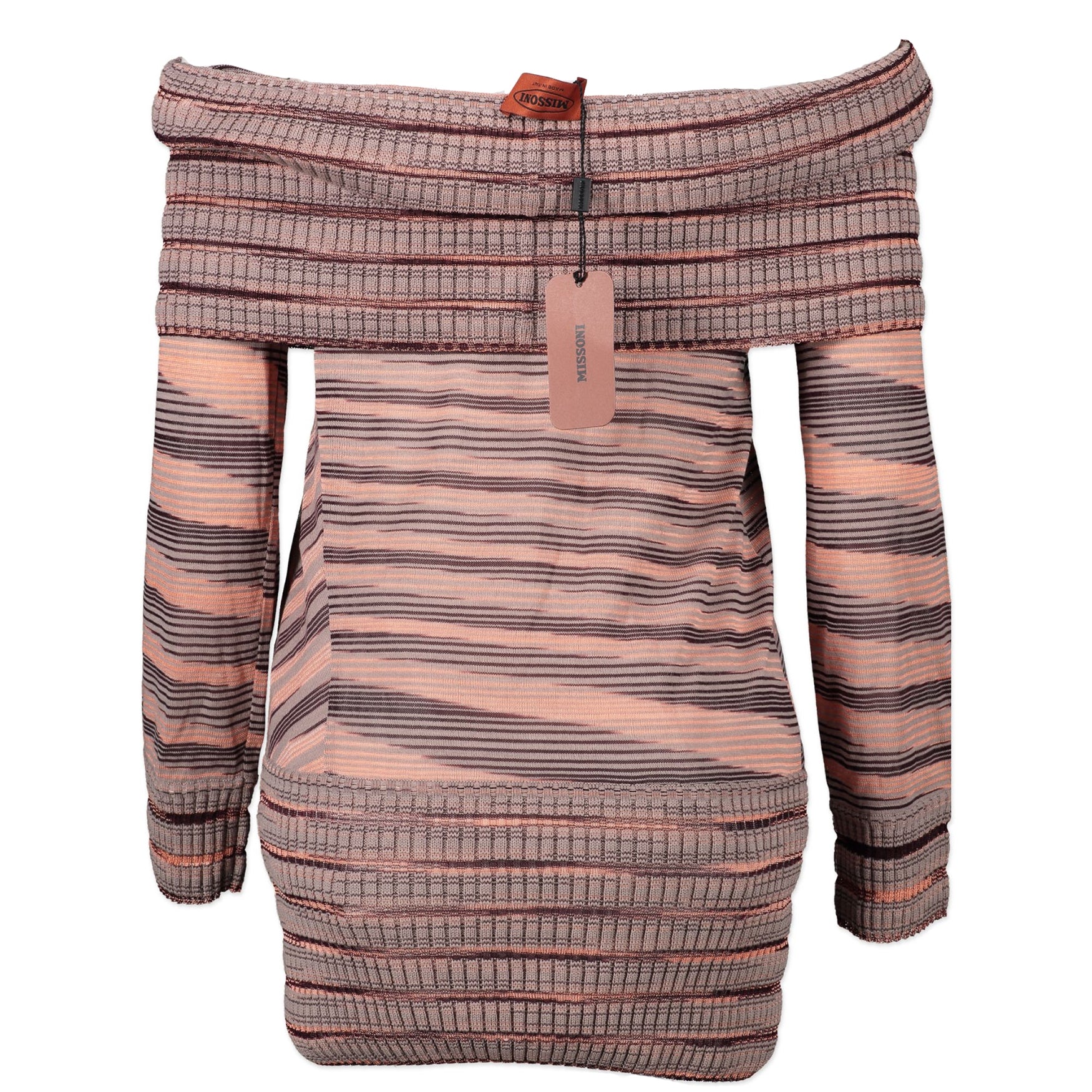 Missoni Multicolor Off-Shoulder Sweater - IT38