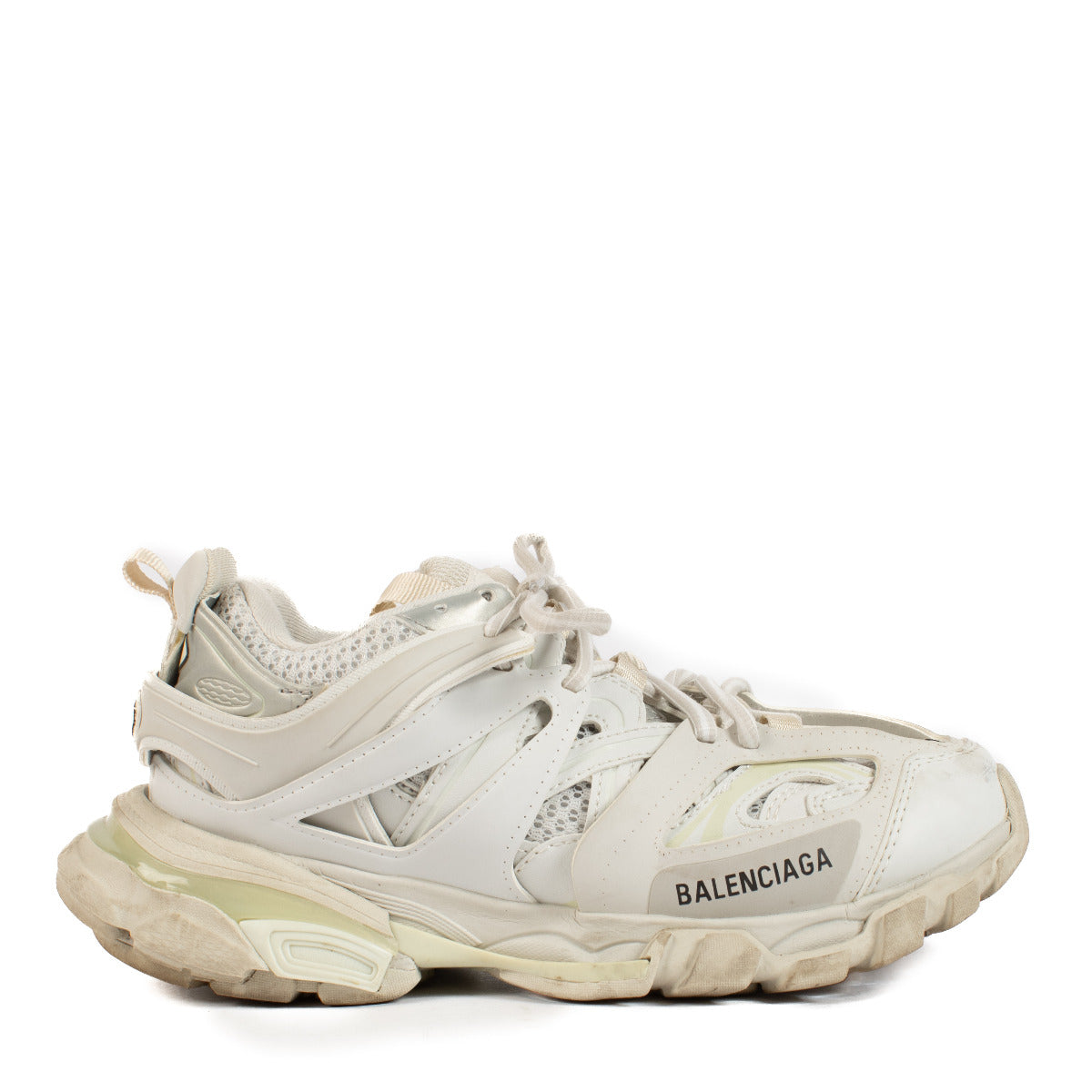 Balenciaga White Track Sneakers - size 37