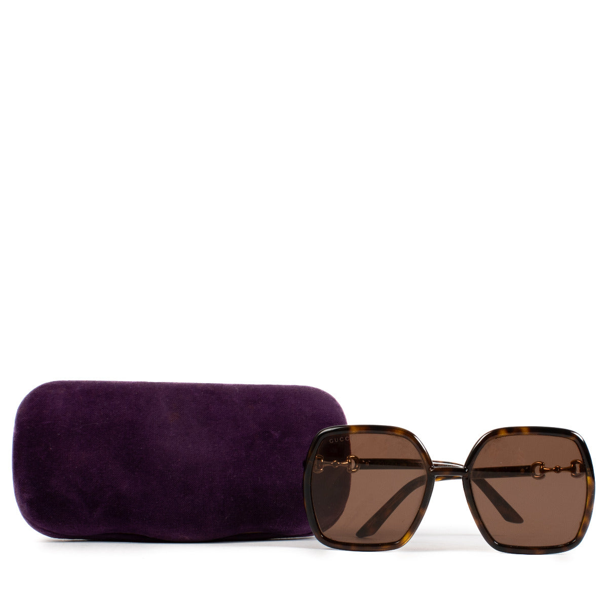 Gucci Brown Square Sunglasses