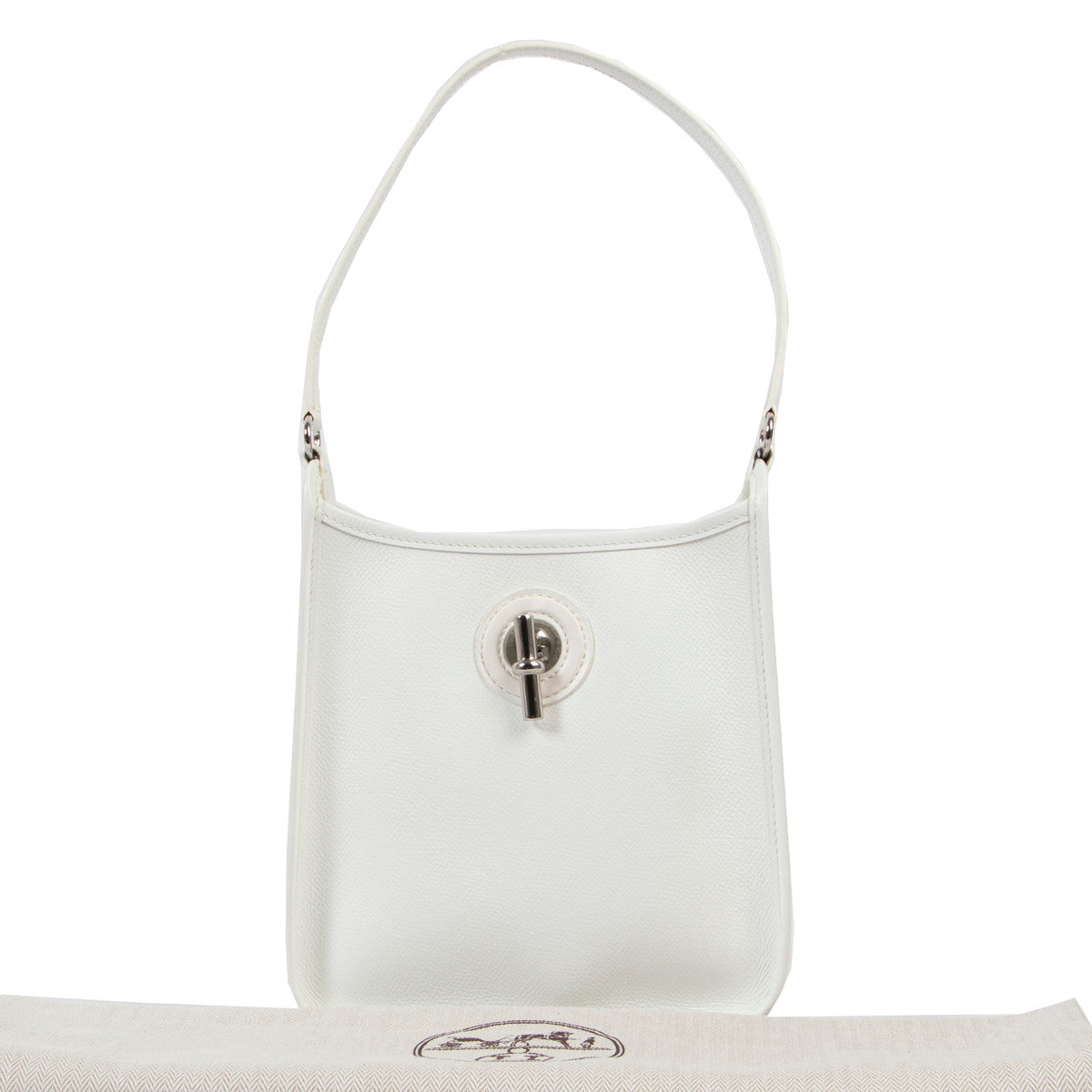 Hermès White Vespa TPM Bag