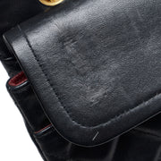 Shop safe online at Labellov in Antwerp this 100% authentic second hand CHANEL black lambskin medium Classic flap bag