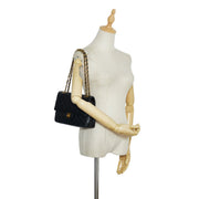 Shop safe online at Labellov in Antwerp this 100% authentic second hand CHANEL black lambskin medium Classic flap bag