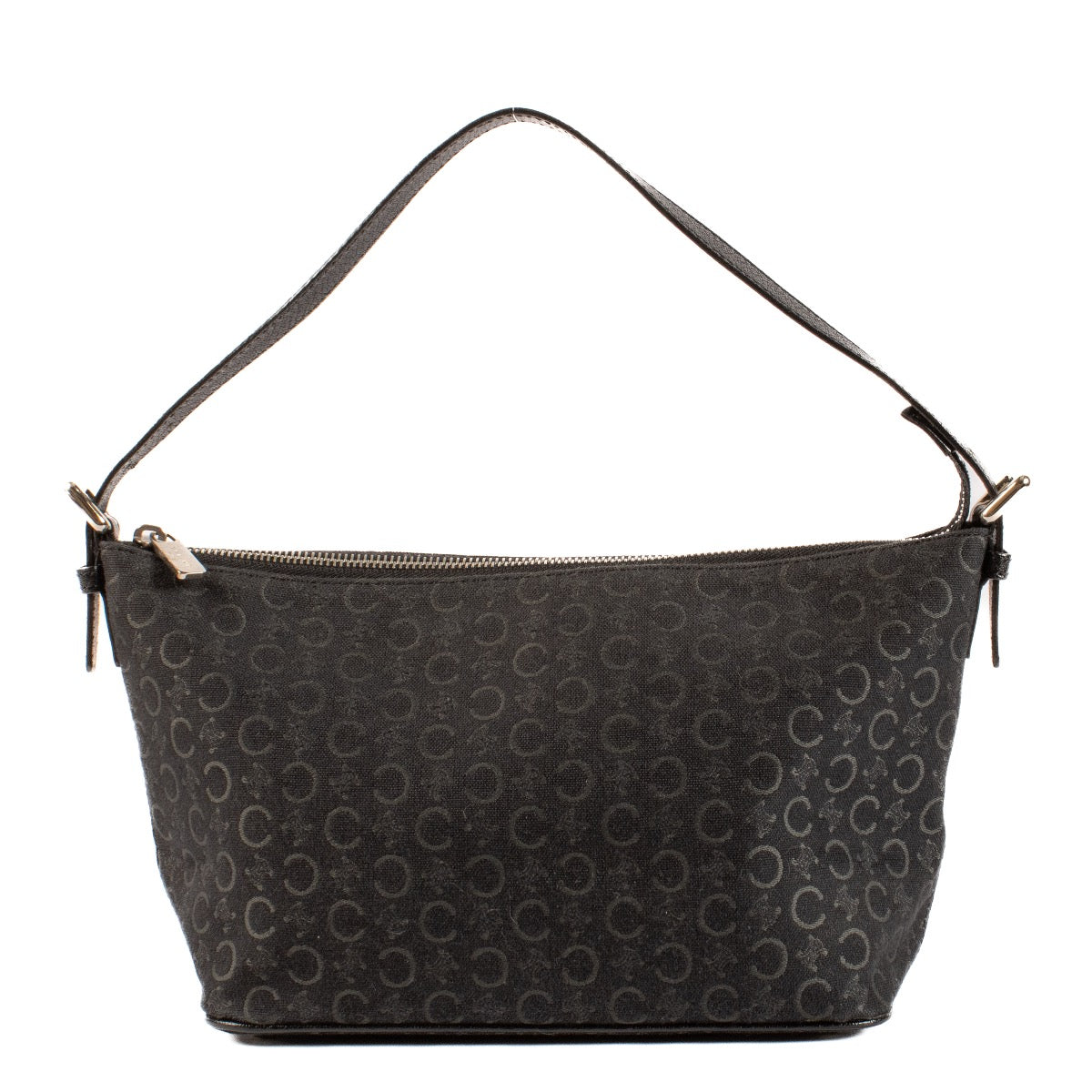 shop 100% authentic second hand Celine Black Triomphe Canvas Baguette Bag on Labellov.com