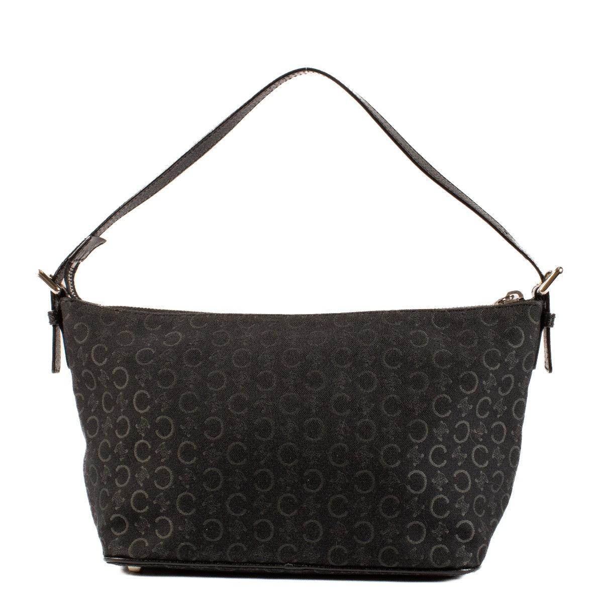 shop 100% authentic second hand Celine Black Triomphe Canvas Baguette Bag on Labellov.com