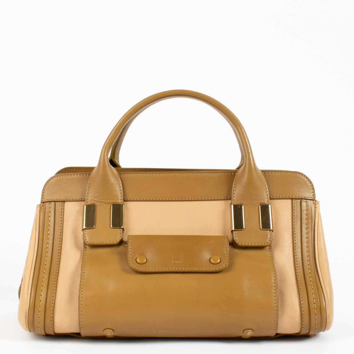 Chloé Special Edition Beige Goatskin Small Alice Satchel