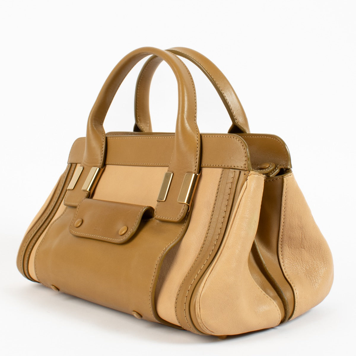 Chloé Special Edition Beige Goatskin Small Alice Satchel