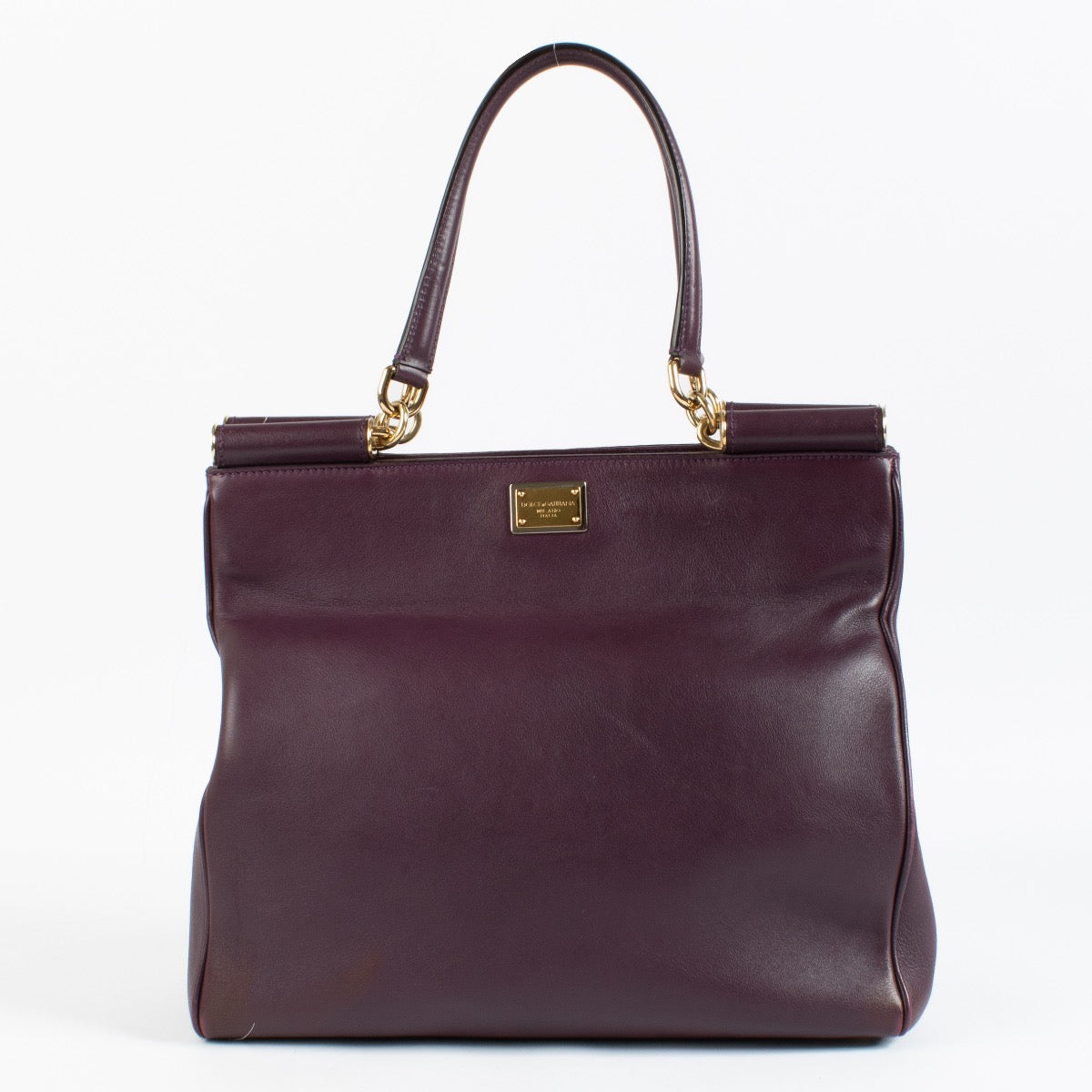 Dolce & Gabbana Purple Leather Bag