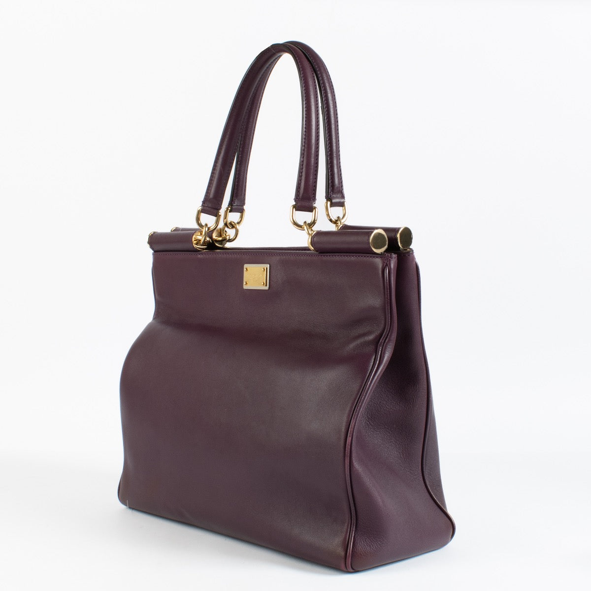 Sac en cuir violet Dolce & Gabbana