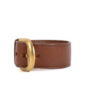 Delvaux Brown Leather Brillant Bracelet