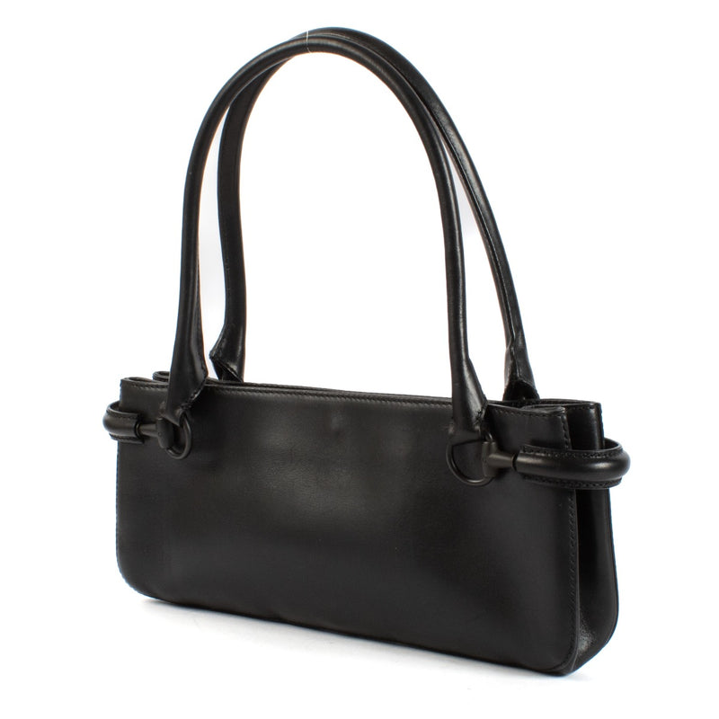 shop 100% authentic second hand Gucci Black Leather Shoulder Bag on Labellov.com