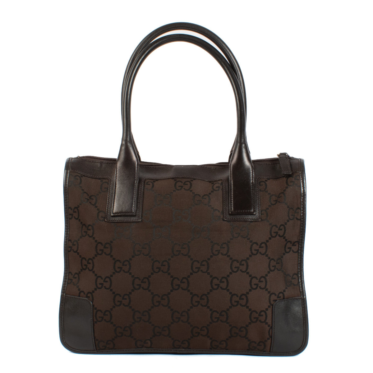 Gucci Brown GG Nylon Tote Bag