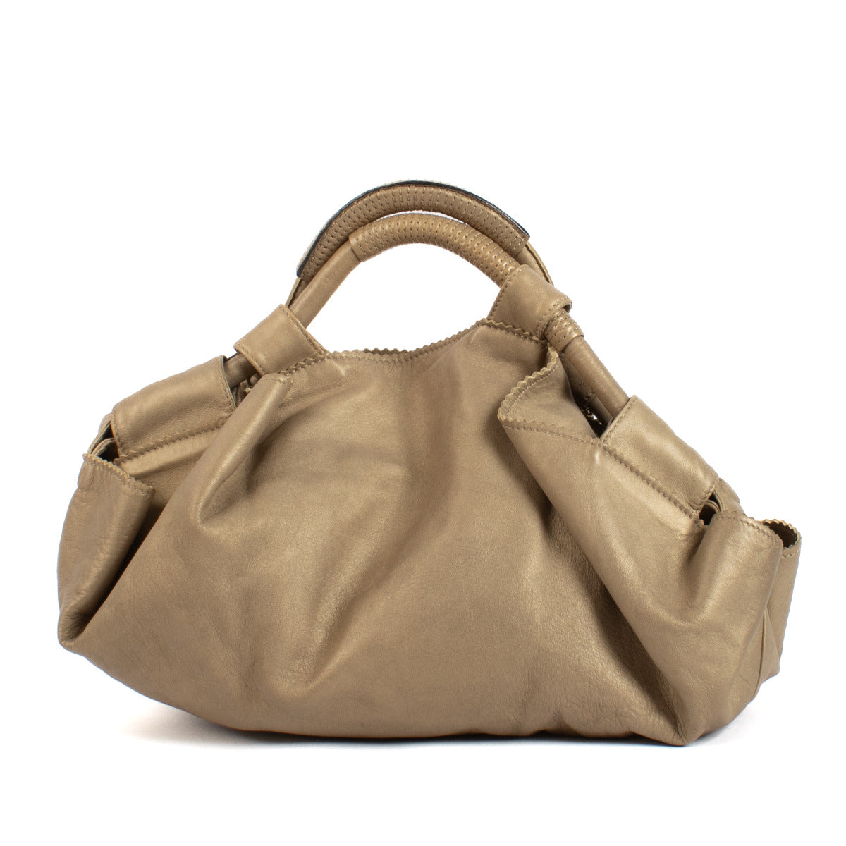 Loewe Matgouden Metallic Etui Tas