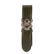 Shop safe online at Labellov in Antwerp and Knokke this 100% authentic second hand Louis Vuitton Green Epi Leather Cyber Millenium Wish Bracelet