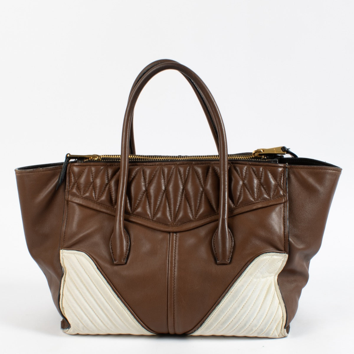 Shop 100% authentic second hand Miu Miu Multicolor Biker Tote Bag on Labellov.com