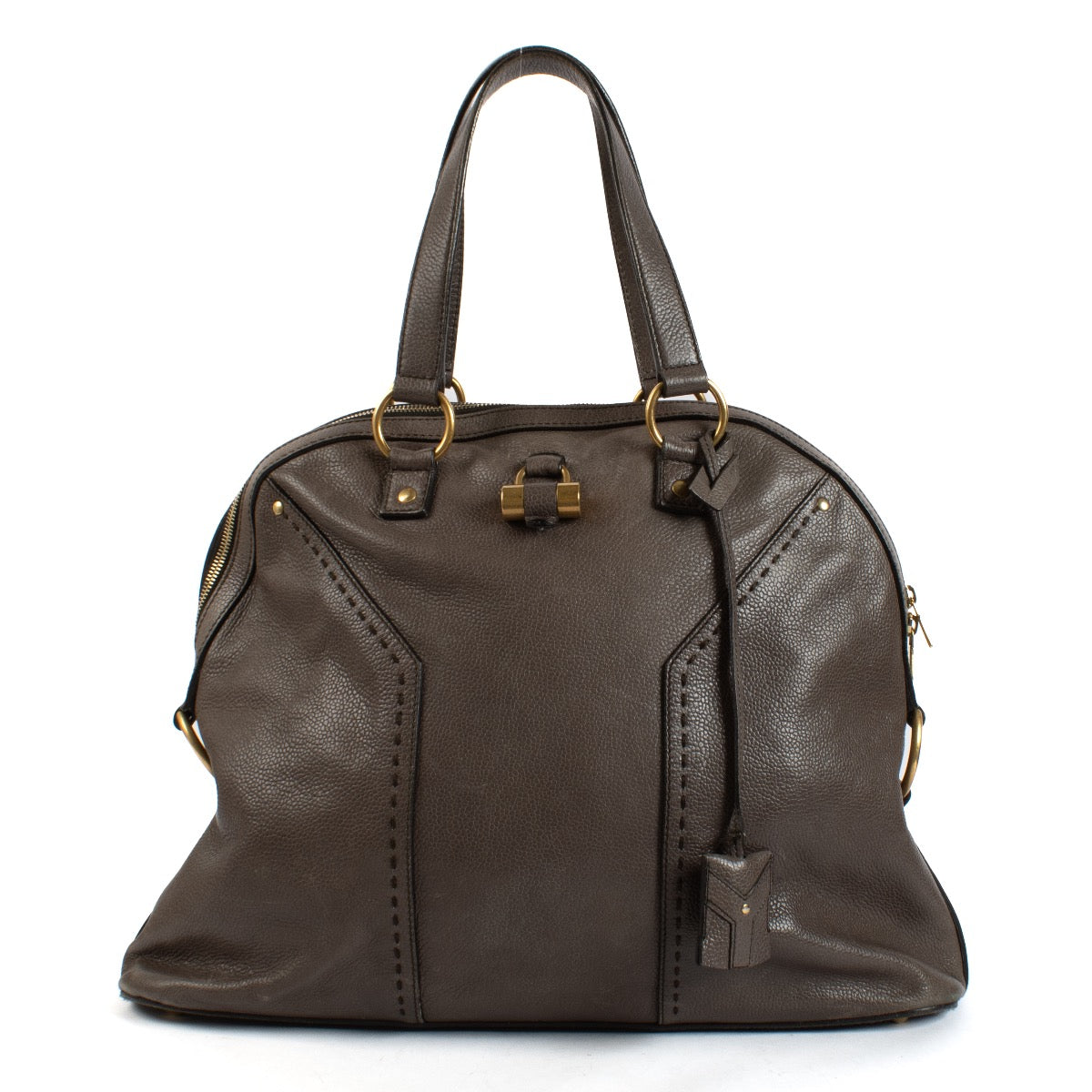 shop 100% authentic second hand Saint Laurent Grey Muse Shoulder Bag on Labellov.com