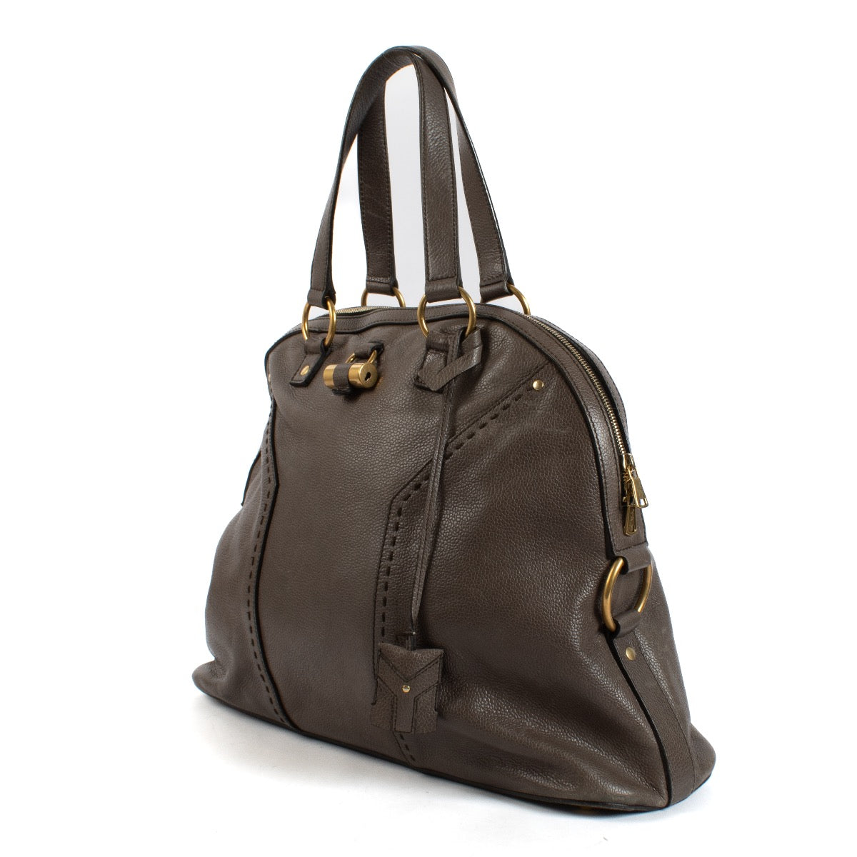 shop 100% authentic second hand Saint Laurent Grey Muse Shoulder Bag on Labellov.com