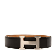 Shop 100% authentic second-hand Hermès Black Reversible H Buckle Belt on Labellov.com