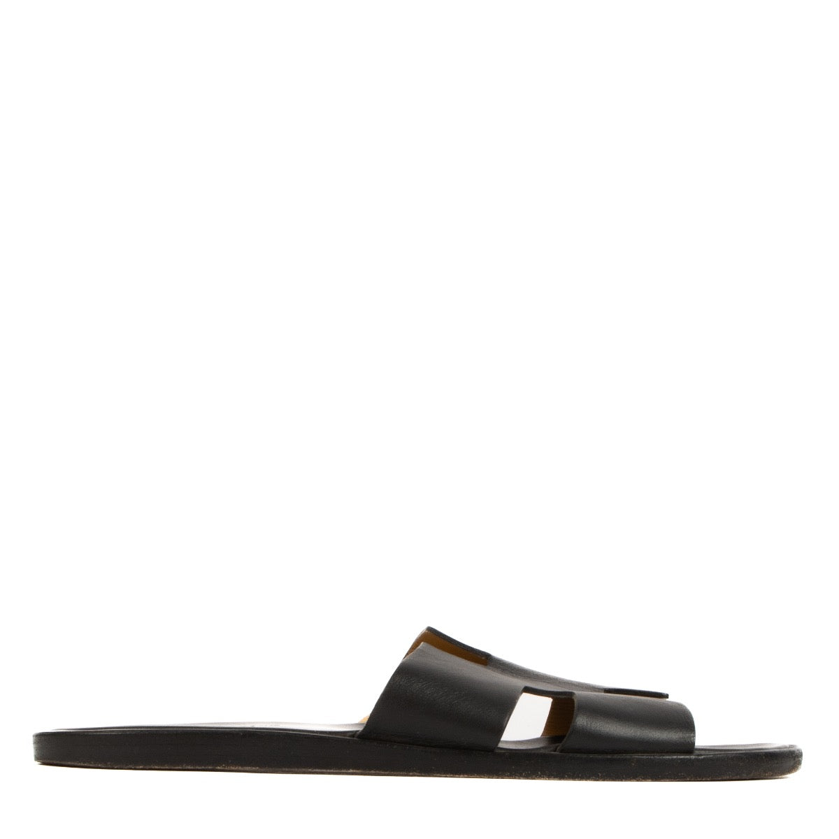 Shop 100% authentic second-hand Hermès Black Izmir Sandals in Size 43,5 on Labellov.com