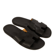 Shop 100% authentic second-hand Hermès Black Izmir Sandals in Size 43,5 on Labellov.com