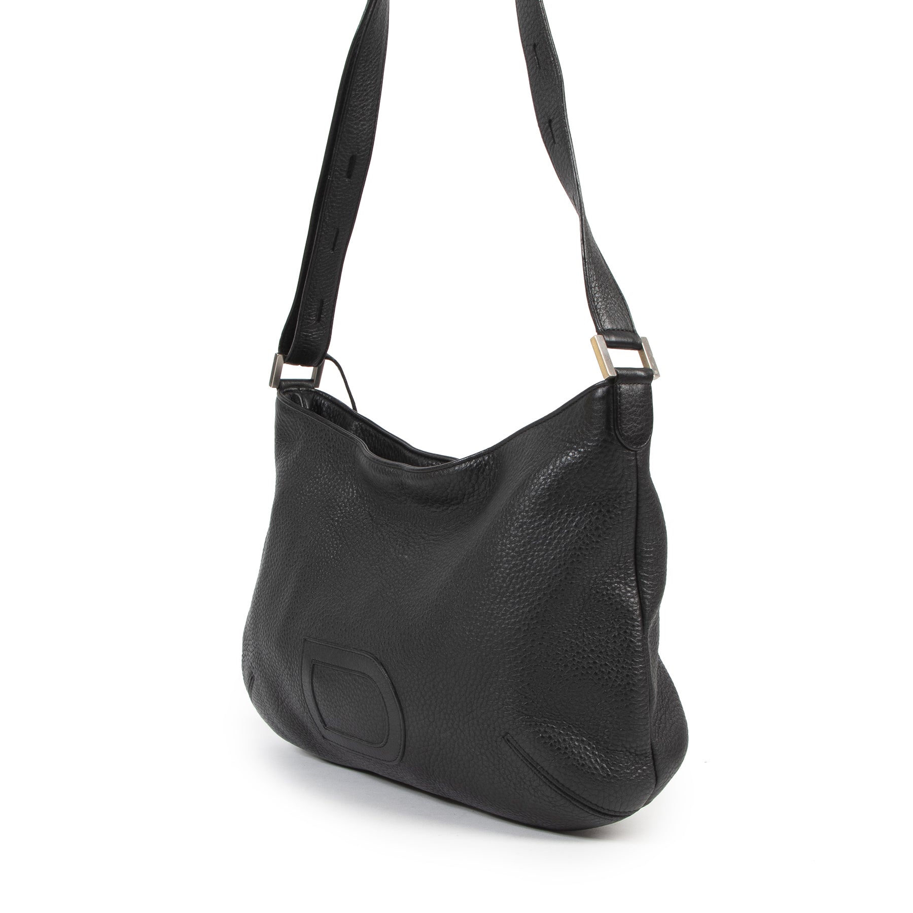 Delvaux Black Louise Besace Taurillon Shoulder Bag