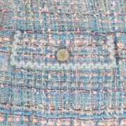 Buy an authentic second hand Chanel Cruise 2013 Pastel Blue Lesage Tweed Jacket - Size 50FR in very good condition at Labellov