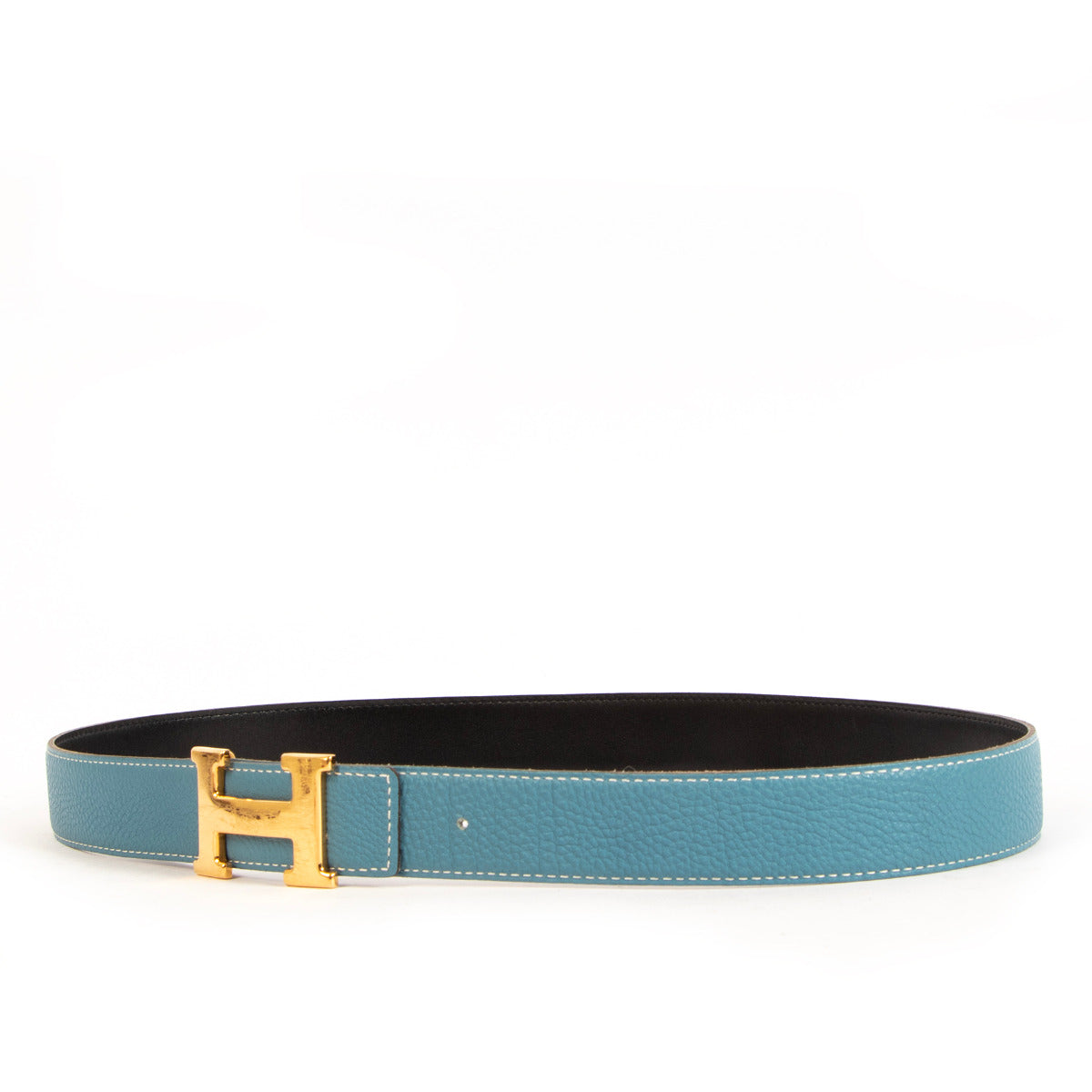 Hermès Omkeerbare H Gesp 32 mm Riem - Maat 90