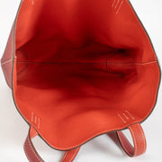 Authentic preloved Hermès Double Sens 45 Rouge Grenat/Rouge Pivoine Clemence on Labellov.com