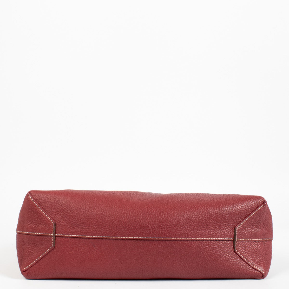 Authentic preloved Hermès Double Sens 45 Rouge Grenat/Rouge Pivoine Clemence on Labellov.com